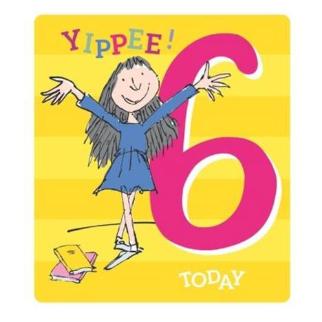 Roald Dahl Matilda 6th Birthday Card £2.45